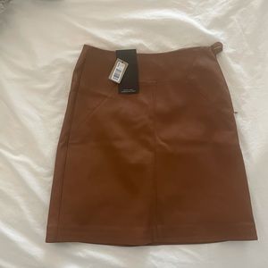 RW&Co brown Leather Skirt 👗